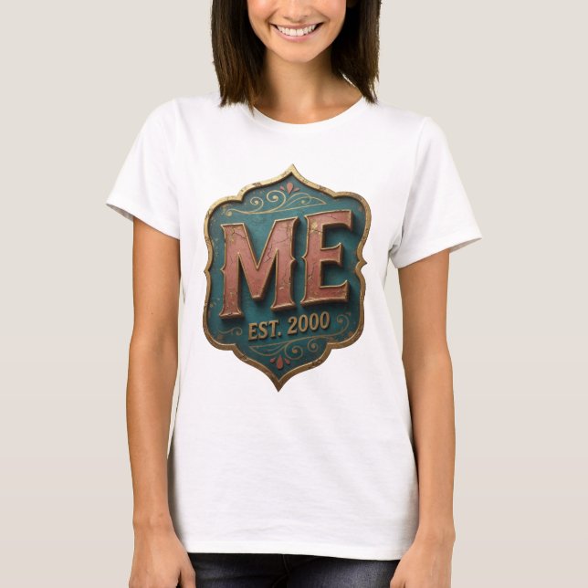 Camiseta Declaração Ouro ME EST 2000 Cota Design (Frente)