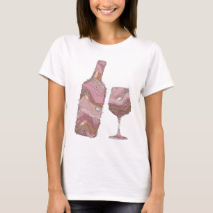 Camiseta Declaração Prata ARTE ABSTRATA Design Moderno v3