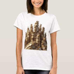 Camiseta Declaração Prata ÁRVORES DORADAS DE RIQUEZAS