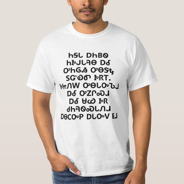 Camiseta Declaração Universal dos Direitos do Homem em Cher (Frente)