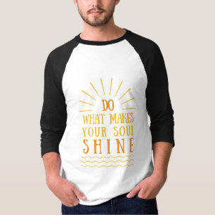 Camiseta declarações de atitude positiva inspiradoras