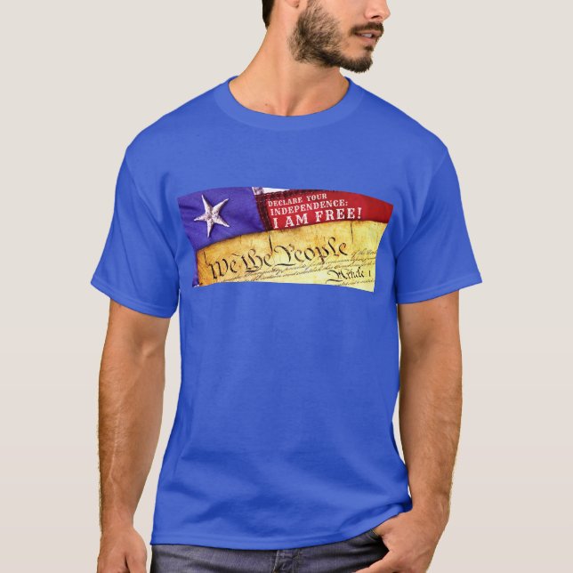 Camiseta Declarar T-Shirt (escuro) (Frente)