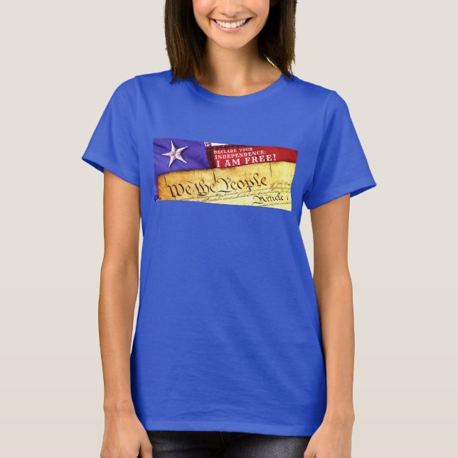 Camiseta Declarar T-Shirt (escuro) (Frente)