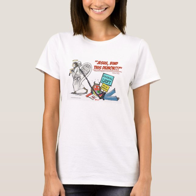 Camiseta Declare a guerra espiritual! O t-shirt das (Frente)