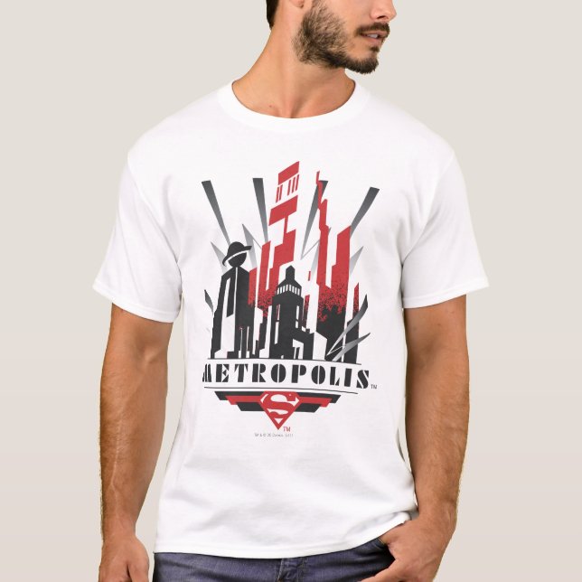 Camiseta Deco de Arte de Metrópolis (Frente)