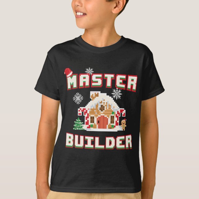 Camiseta Deco de Construção de Gingercake do Master Builder (Frente)