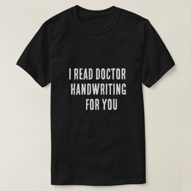 Camiseta "Decodificador de Rx" (Frente do Design)