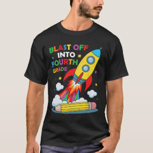 Camiseta Decolar na Quarta Série no Primeiro Dia de Aula