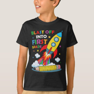 Camiseta Decolar para a 1ª Série Primeiro Dia de Aula