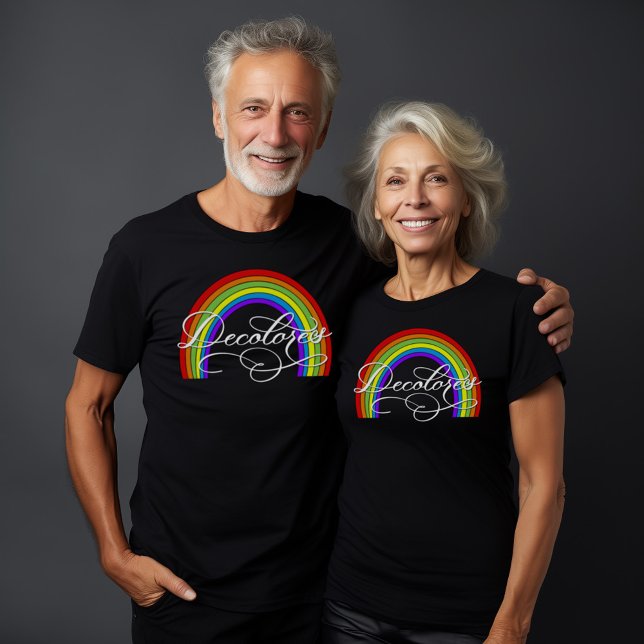 Camiseta DeColores Cursillo Rainbow Faith Religion (Criador carregado)