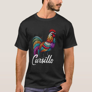 Camiseta DeColores Cursillo Rainbow Rooster Católico 6