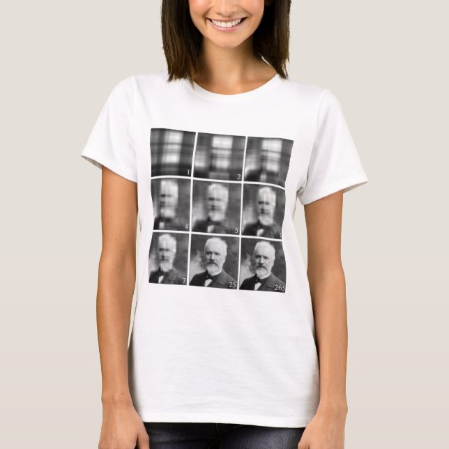 Camiseta Decomposição do valor singular (Frente)