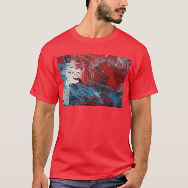 Camiseta Decoração de Abstrato de arte criativa (Frente)