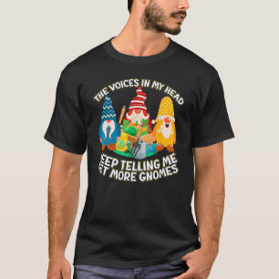 Camiseta Decoração de Anão de Jardim Gnomies Jardinagem Jar