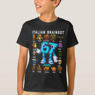 Camiseta Decoração de Aniversário Engraçada Rotina Cerebral