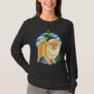 Camiseta Decoração de Árvore de Natal de Papais noeis da Po