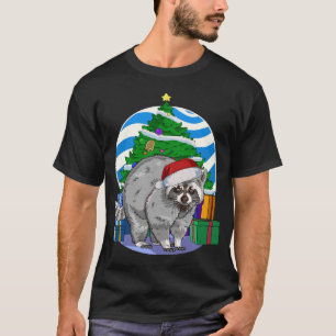Camiseta Decoração de Árvore de Natal para Papais noeis de