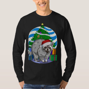Camiseta Decoração de Árvore de Natal para Papais noeis de