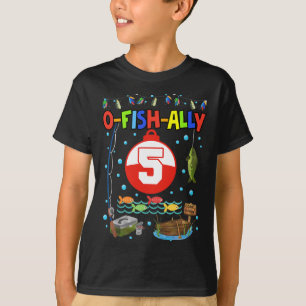 Camiseta Decoração de festa de aniversário de 5 anos para m