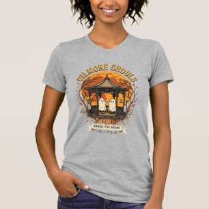 Camiseta Decoração de Gazebo de Fantasma de Halloween Gilmo