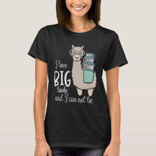 Camiseta Decoração de Leitura para Lhama