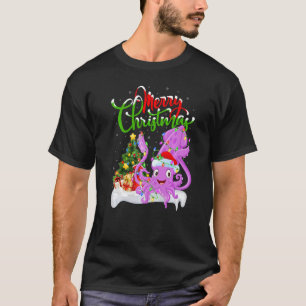 Camiseta Decoração de Natal de Lula Peixe Lula do Papai Noe
