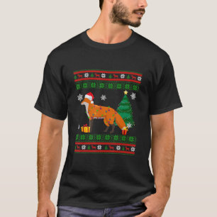 Camiseta Decoração de Natal de Raposa Bonita, Santa Hat X