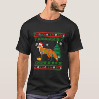 Camiseta Decoração de Natal de Raposa Bonita, Santa Hat Xm