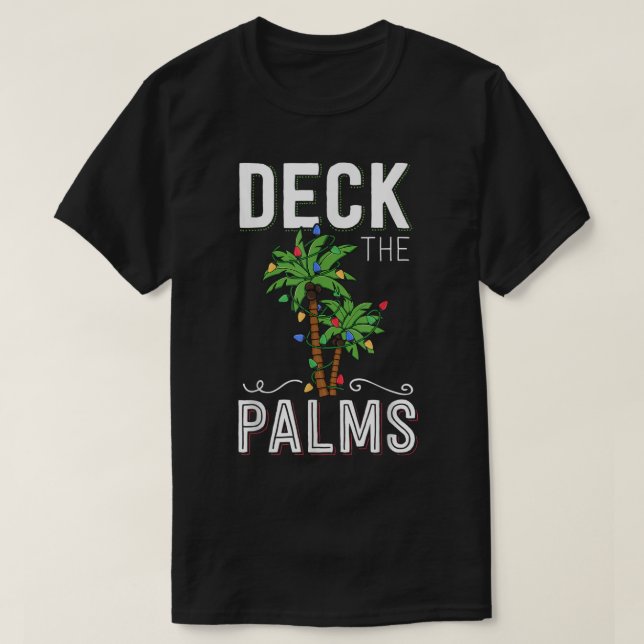 Camiseta Decoração de Natal para Palmeiras (Frente do Design)