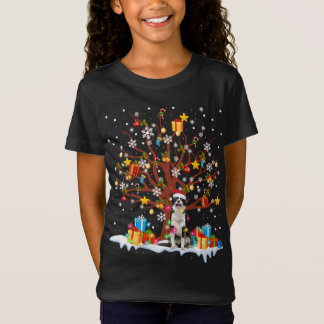 Camiseta Decoração de Ornamento de Luzes de Árvore de Natal
