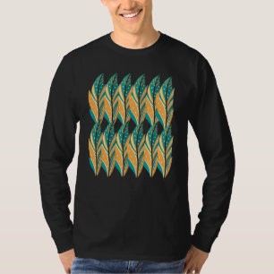 Camiseta Decoração de penas nativas americanas