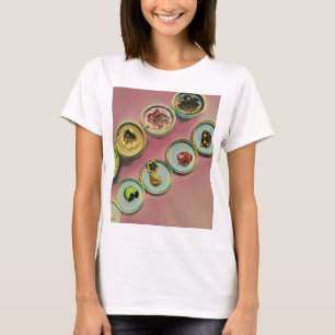 Camiseta decoração do compro de sorvetes