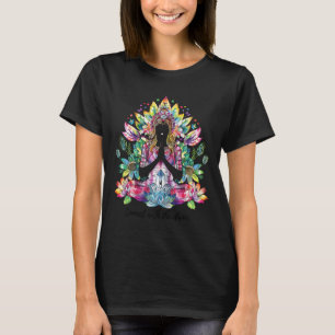 Camiseta Decoração Serena de Yoga e Meditação - Homem Mindf