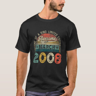 Camiseta Decorações de Aniversário de 14 Anos Março 2008 Ho
