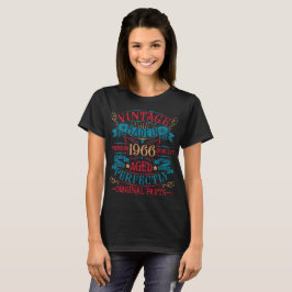 Camiseta Decorações de Aniversário de 60 anos Vintage Vinta