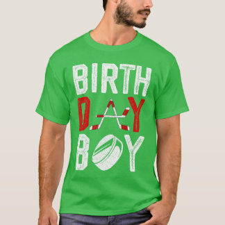 Camiseta Decorações de Aniversário de Menino Hóquei Esporte