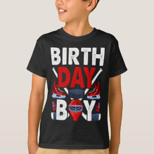Camiseta Decorações de Aniversário de Menino Hóquei Esporte