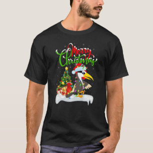 Camiseta Decorações de Natal de Pássaro Pica-Pau Pica-Pau C