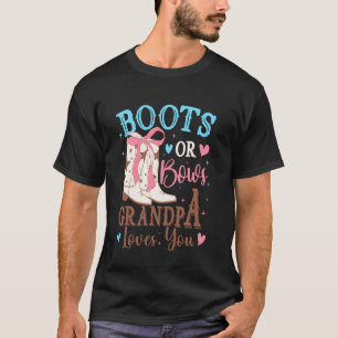 Camiseta Decorações de Revelação de Gênero Botas ou Laços V