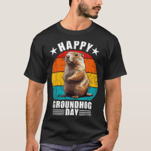 Camiseta Decorações Divertidas Felizes do Dia da Toupeira 2