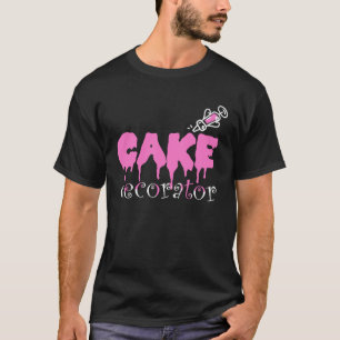 Camiseta Decorador de Bolo de Padaria de Vendedor de Bolo