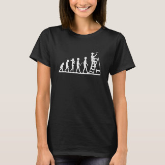 Camiseta Decorador de Renovação da Evolução do Pintor Handy