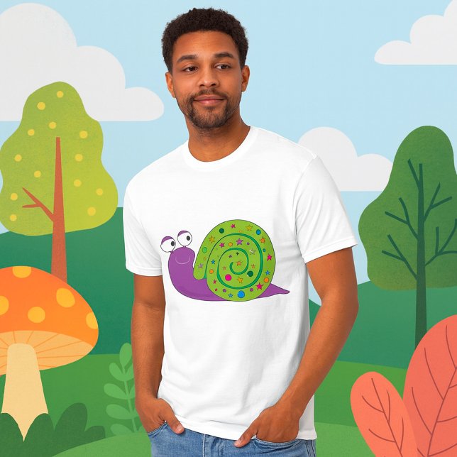 Camiseta Decorated Snail Mens T-Shirt (Criador carregado)