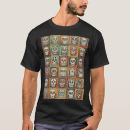Camiseta Decorative paint Skull Collection Mexican Folk