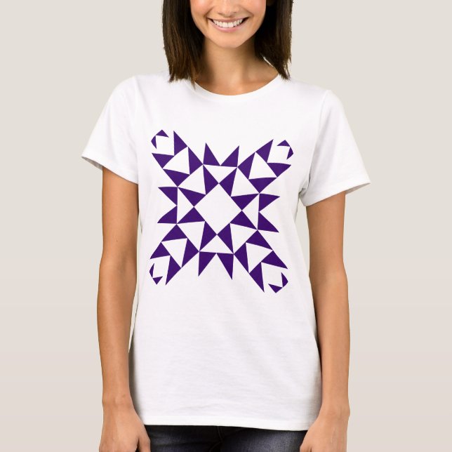 Camiseta Decorativo 01 - Roxo Profundo (Frente)