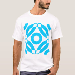 Camiseta Decorativo 02 - Azul-céu