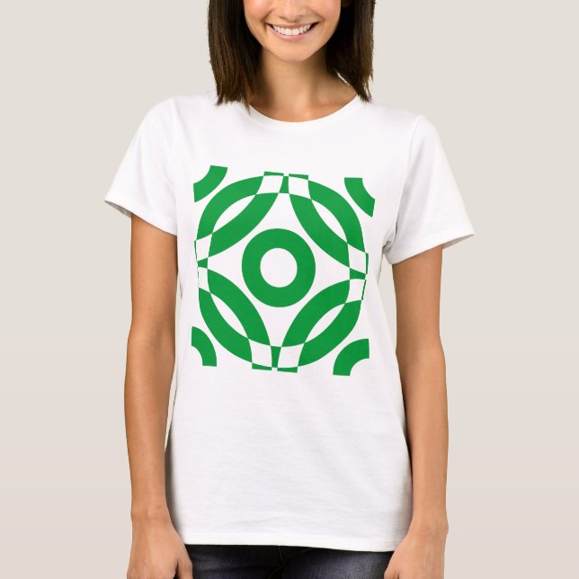 Camiseta Decorativo 02 - Verde Grass (Frente)
