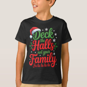 Camiseta Decore Os Corredores Não O Seu Ditado De Natal Da