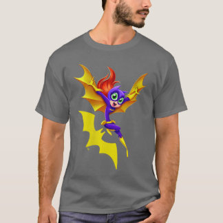Camiseta decote em V da Batgirl das Meninas Super 