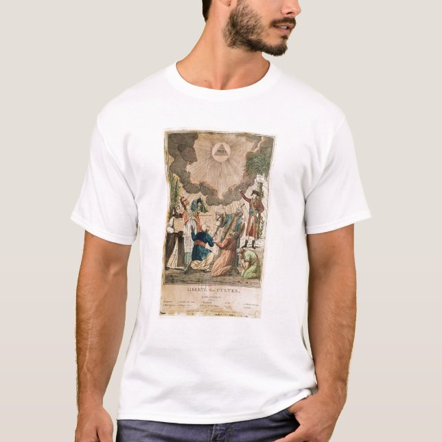 Camiseta Decreto que institui a liberdade de culto (Frente)